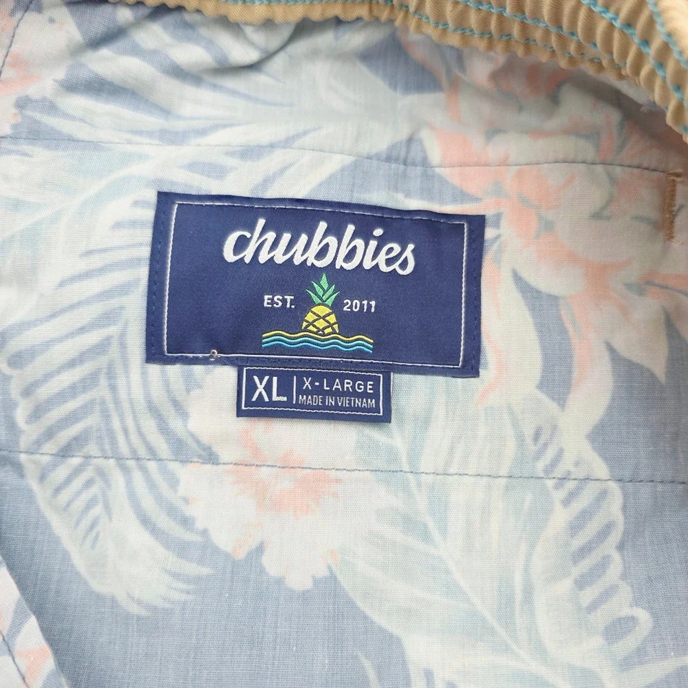 Chubbies Everywear Pants Mens 36x30 Khaki Tan Elastic Waist Performance Chino